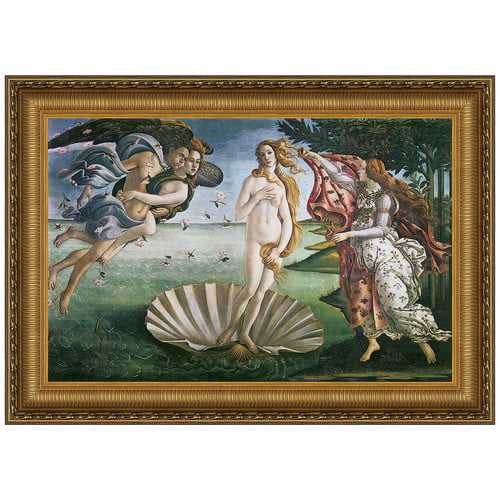 The Birth of Venus Sandro Botticelli Reproduction Glossy Poster 11x17 or 24x36in